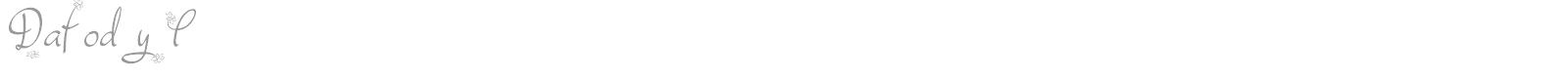 Dafodyl font preview